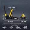 VisioGear 1.5 Ton Low Profile Racing Floor Jack, Lift Car for Car, Natural, 25.47"*13.46"*6.37" - 3 of 4