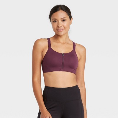 front closure sports bra target