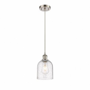 Bella - 1 Light Cord Hung Mini Pendant In Industrial Style-9.5 Inches Tall and 5.5 Inches Wide - 1 of 1