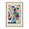 Sylvie Mid Century Modern Koala Framed Canvas by Rachel Lee - Kate & Laurel All Things Decor - 2 of 4