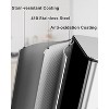 3x5.3 Gallon Trash and Recycle Bin Combo, 3 Compartment Stainless Steel Garbage Can with Soft Close Lids & Removable Inner Buckets for Kitchen Office - 3 of 4