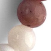 mother of pearl & rhodonite