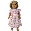 Doll Clothes Superstore Giraffe Print Nightgown Fits Our Generation American Girl My Life Dolls - 2 of 4