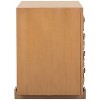 Rosario Woven Wood Nightstand - SFV1303 - Safavieh Couture - 4 of 4