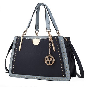 MKF Collection Aubrey Color Block Women's Satchel Bag by Mia K - 1 of 4