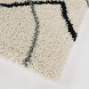 Balta Rugs 7'10"x10' Kary Abstract Shag Area Rug Cream - 4 of 4