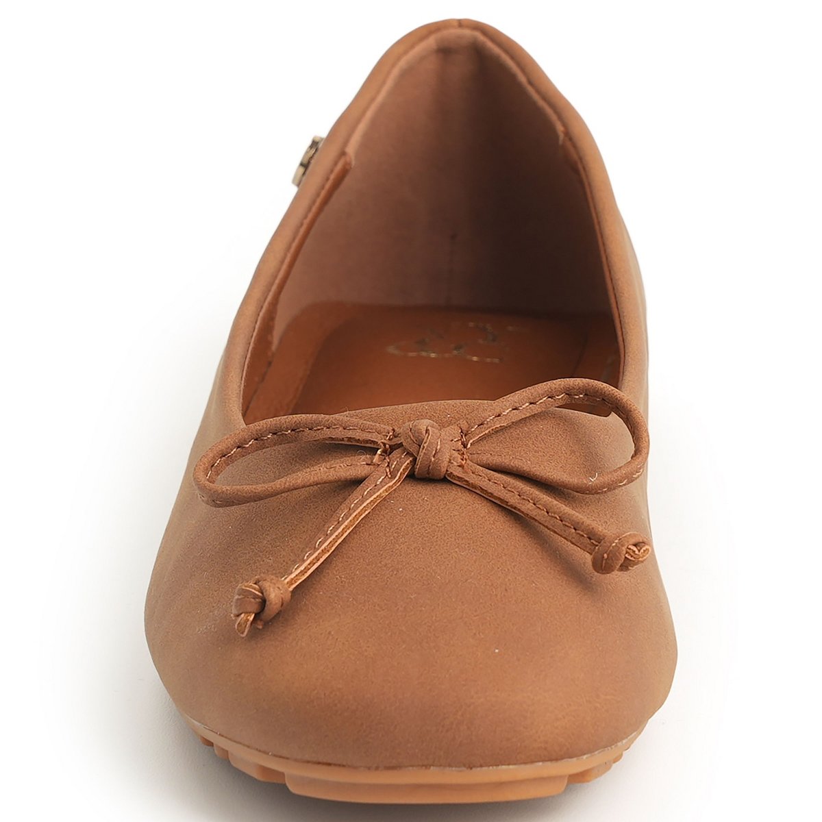 Обувь New York & Company Women's Frankie Ballet Flats - 8, COGNAC — фото 4
