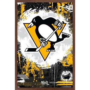 Trends International NHL Pittsburgh Penguins - Maximalist Logo 23 Framed Wall Poster Prints - 1 of 4