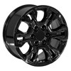 OE Wheels CV65 18 Inch Rim Fits Silverado 1500 ZR2 Style 6x139.7 18x8.5 Gloss Black - Hollander 14089 (1) - 4 of 4