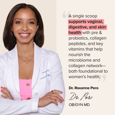 O Positiv URO Women’s Probiotic + Collagen Peptides Powder for Vaginal, Skin & Gut Health - 7.47oz