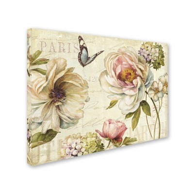 Trademark Fine Art -lisa Audit 'marche De Fleurs Iv' Canvas Art - 24 ...