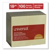 Universal Self-Stick Note Pad Value Pack, 3" x 5", Yellow, 100 Sheets/Pad, 18 Pads/Pack - image 2 of 4