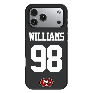 NFL San Francisco 49ers Players Game Tactic Bump Cell Phone Case for Apple iPhone 17 Series - 1 of 4