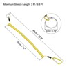 Unique Bargains Fishing Retractable Elastic Heavy Tools Lanyard Safety Cord Spiral Lanyard 2 Pcs - 2 of 4