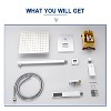 CASAINC 1-Spray Patterns with 10 in. Wall Mount Dual Shower Heads with Hand Shower Faucet (Valve Included) - 3 of 4