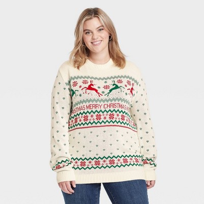 plus size christmas sweater