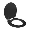 17" Toilet Seat Black - Bath Bliss - 2 of 4