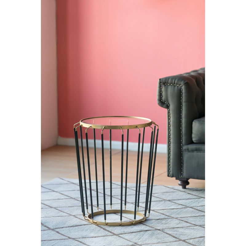 Winnie Occasion Accent Table Black/Gold - A&#38;B Home, 3 of 6