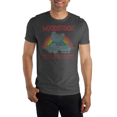 Woodstock Vintage Crew Neck Short-Sleeve T-shirt