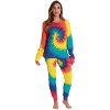 Just Love Tie Dye Mommy & Me Thermal Set  Coordinated Warm Sleepwear for Women & Kids - 2 of 4