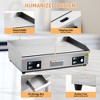 WhizMax 29 Inch Commercial Electric Griddle, Flat Top Grill Countertop Griddle, Non-Stick Stainless Steel Teppanyaki Grill, 3000W 110V - 3 of 4