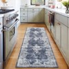 Washable Vintage Printed Rug Non Slip Low Pile Rug Soft Throw Floor Cover Foldable Indoor Carpet for Living Room Bedroom Playroom Nursery - 3 of 4