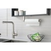 Stainless Steel Paper Towel Holders, 12-inch, 2-Pack - Self-Adhesive or Screw Mount for Kitchen. - 2 of 4