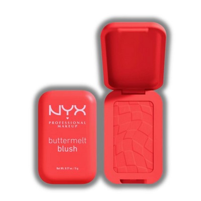 NYX Professional Buttermelt Blush - BMBL05 Had Butta Vivid Orange | Transfer-Resistant Blush - 0.17 oz (PACK OF 2)