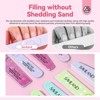 Saviland 16-Pc Dual-Grit Buffs: 80/80 Abrasive Files for Acrylic & Natural Nails - Medical-Grade Nail Prep System. - 4 of 4
