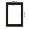 Amanti Art 22"x16" Manhattan Black Framed Magnetic Dry Erase Board - 4 of 4