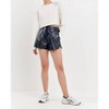 Women's SHINY PU SHORTS - Grey Lab - 2 of 4