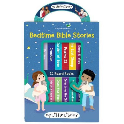 My Little Library: Bedtime Bible Stories (12 Board Books) - by  Little Grasshopper Books & Publications International Ltd (Hardcover)