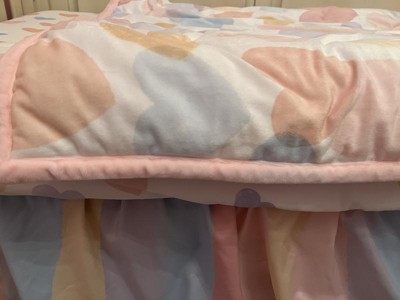 Bedtime Originals Rainbow Hearts Pink/purple 3-piece Baby Crib