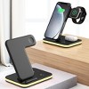 Link 4-in-1 Wireless Charging Stand with Night Light Compatible with iPhone 14/13/12, AirPods 3/2/pro, Apple Watch 7/6/5/SE/4/3/2/1 - image 3 of 4