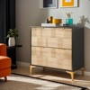 Hommoo 2-Drawer File Cabinet, Modern Filing Cabinet with Adjustable Hanging Bar - 4 of 4