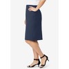 Jessica London Women's Plus Size Tummy Control Bi-Stretch Pencil Skirt - 4 of 4