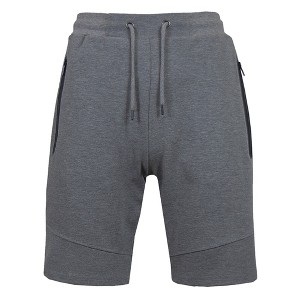 Galaxy By Harvic Men's Tech Fleece Performance Active Jogger Shorts - 1 of 3