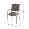 NicBex Set of 2 Outdoor Dining Chairs Cape Coral with Aluminum Frames - 2 of 4