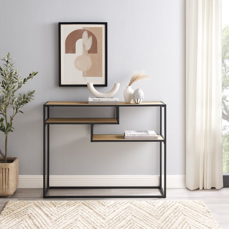 Modern 3 Tier Console Table - Saracina Home, 5 of 10