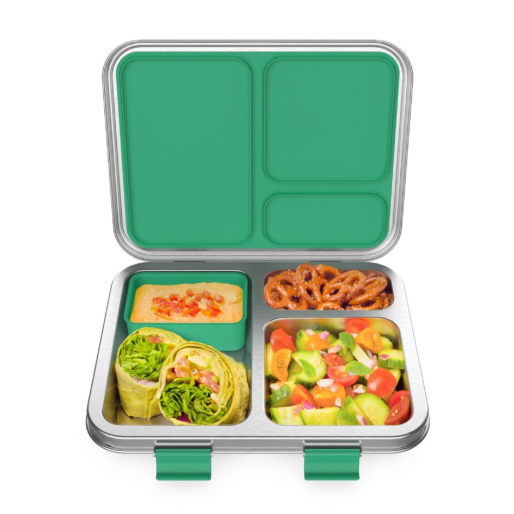 Photos - Food Container Bentgo Kids' Stainless Steel Leakproof 3 Compartments Bento-Style Lunch Bo