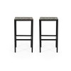 Christopher Knight Home Elkhart Outdoor Modern Industrial Acacia Wood 30 Inch Backless Barstools (Set of 2) - 2 of 4