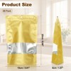Unique Bargains Matte Metallic Aluminum Foil Zip Closure Food Storage Containers 60 Pcs - 2 of 4