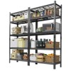 5-Tier Heavy Duty Adjustable Metal Shelving Unit –  for Garage, Warehouse, Pantry & Basement Storage - 2 of 4