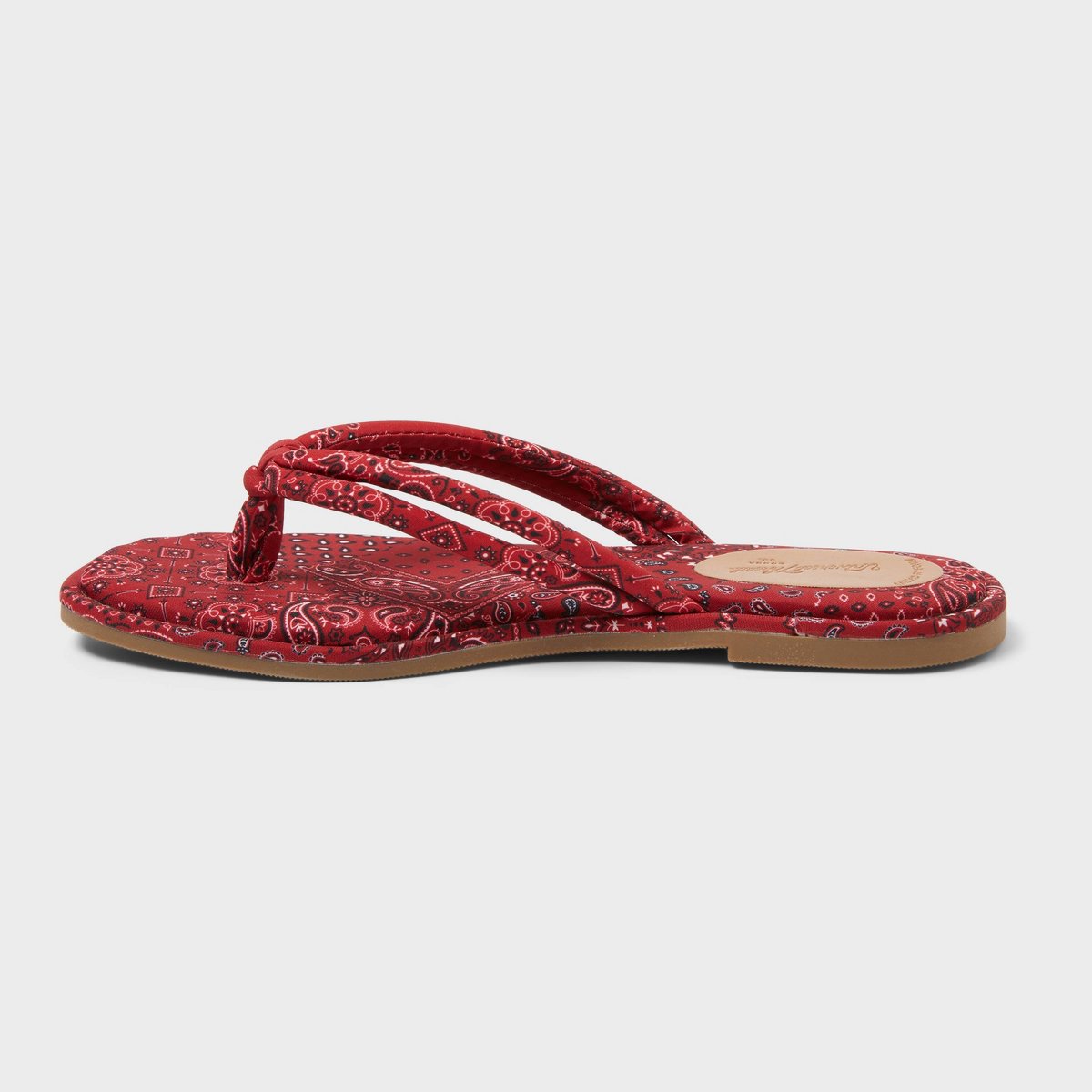 Женские сандалии Universal Thread Women's Kirby Sandals - Universal Thread™ Red 9 — фото 2