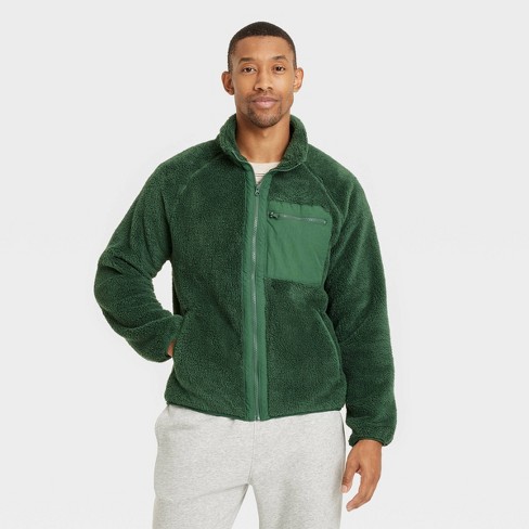 Mens zip up fleece clearance