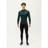 Anna-Kaci Active Men's Long Sleeve Quarter Zip Compression Athletic Top with Stretch Fabric and Mock Neck - 3 of 4