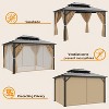 GustoWave 10' x 12' Heavy Duty Hardtop Patio Gazebo for Garden, Patios, Lawns - 2 of 4