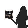 C&F Home 10" x 10" Frequent Flyer Embroidered Halloween Small/Petite Accent Pillow - 4 of 4