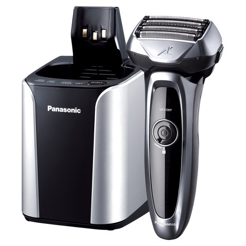 factor ficción Para editar Panasonic Arc 5-blade Advanced Men's Electric Shaver With Clean & Charge  System Es-lv95-s : Target