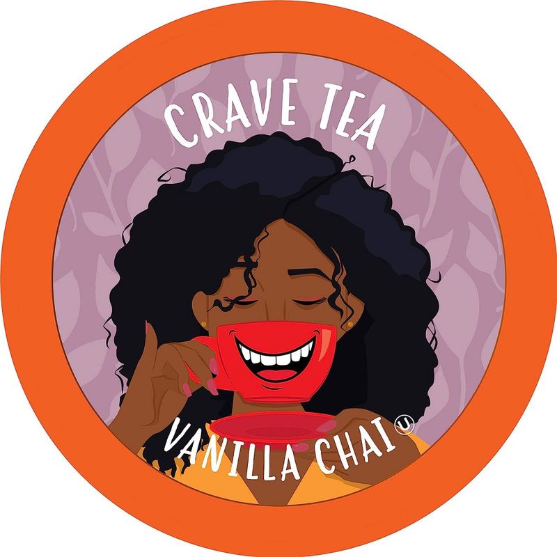 Crave Beverages Vanilla Chai Tea Pods, Keurig KCup compatible, 40 count, 1 of 5